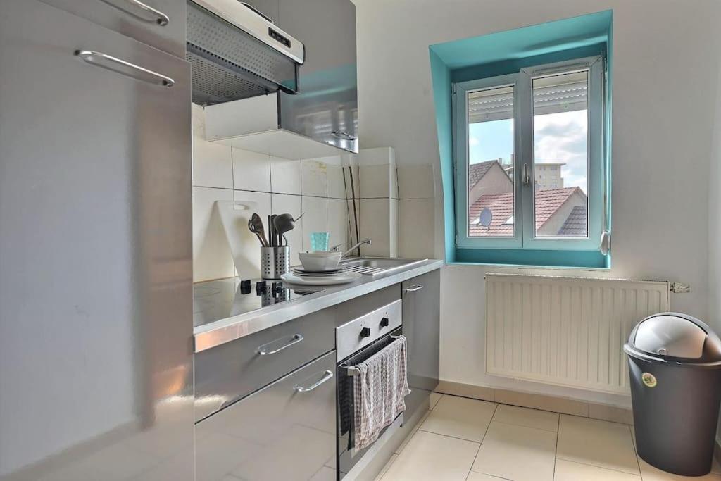Appartement Charmant Tres Proche Centre-Ville, Parking Gratuits, Mulhouse Centre Ngoại thất bức ảnh